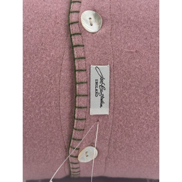 Jan Constantine England 100% Wool Thrown Pillow Feathers Filled Tropical Monkey - Picture 10 of 11